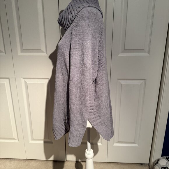 LOFT Sweater Women Cowl Neck Polyester Pullover Size Small EUC Oversized Relaxed - Picture 5 of 7